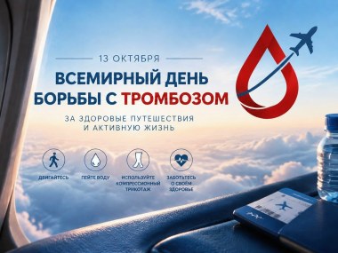 Всемирный день борьбы с тромбозом традиционно отмечается 13 октября